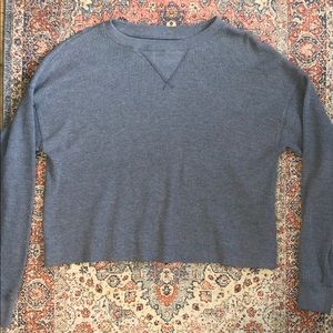 Abercrombie & Fitch Cropped Long-Sleeve Top